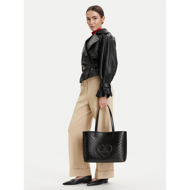 Torebka LOVE MOSCHINO JC4289PP0OKK0000 Czarny -