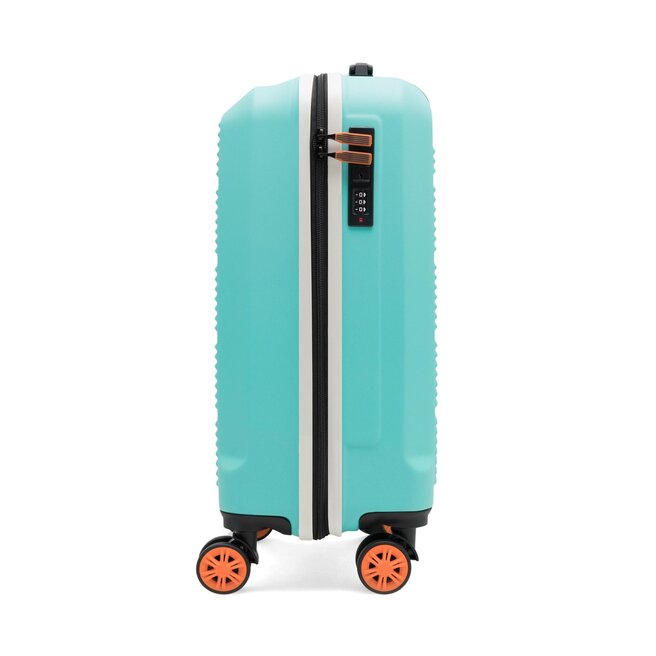 Walizka kabinowa Lasocki WAL-S-04TURQUOISE-04 Turkusowy | eobuwie.com.pl