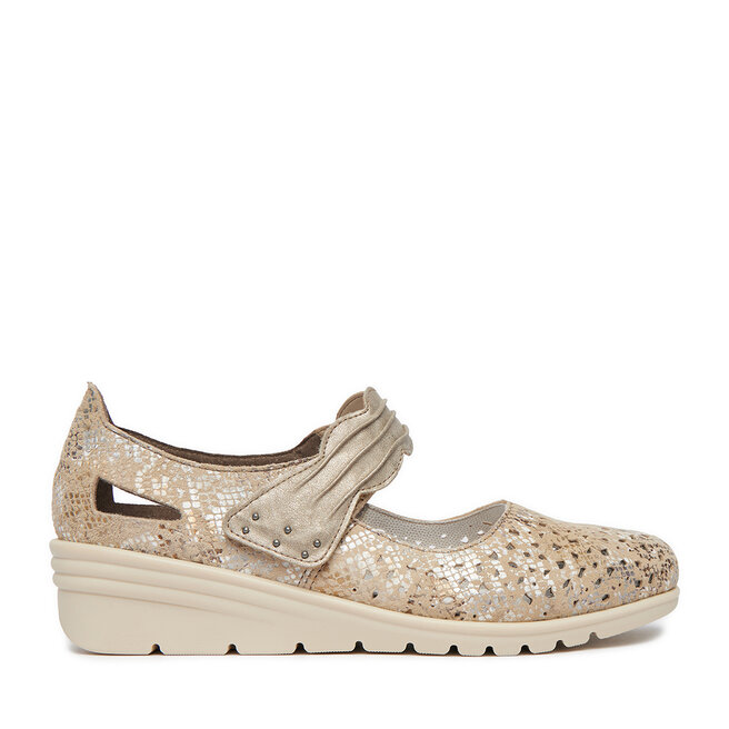 Półbuty Rieker CEO-L5359-90 Beżowy - kobiece