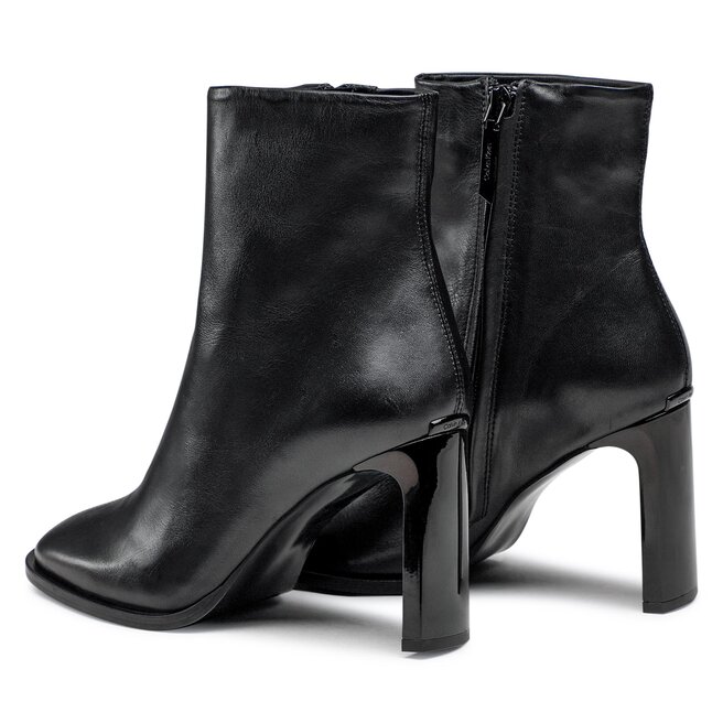 Calvin Klein Botine Calvin Klein Curved Stil Ankle Boot 80 HW0HW01541 Ck Black BEH