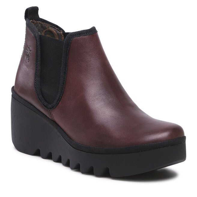 Botine Fly London Bynefly P501349013 Bordeaux altele-Botine imagine noua gjx.ro