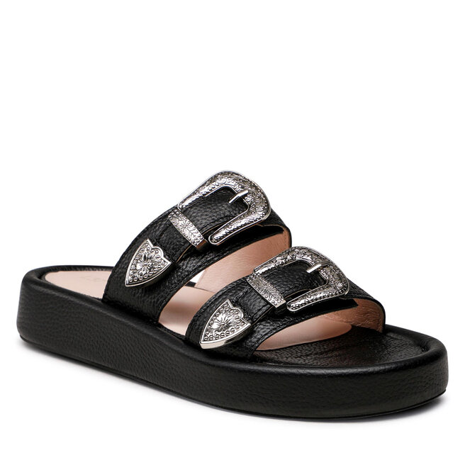 Șlapi L37 It`s You SS11 Negru epantofi-Femei-Șlapi imagine noua