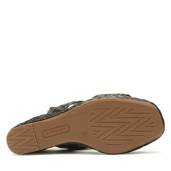 Wrangler Sandali Wrangler Cohibara Raffia WL31553A Black 062