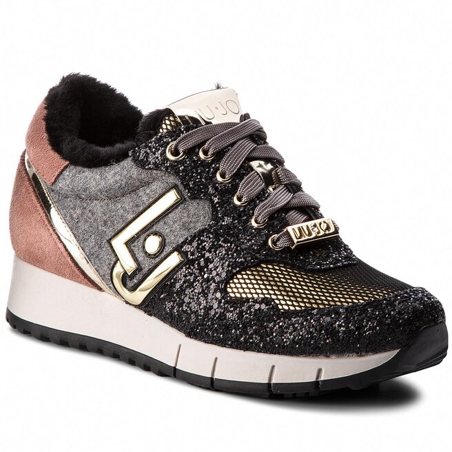 Sneakersy Liu Jo Gigi 02 B68023 TX012 Black Rose S19B1 eobuwie