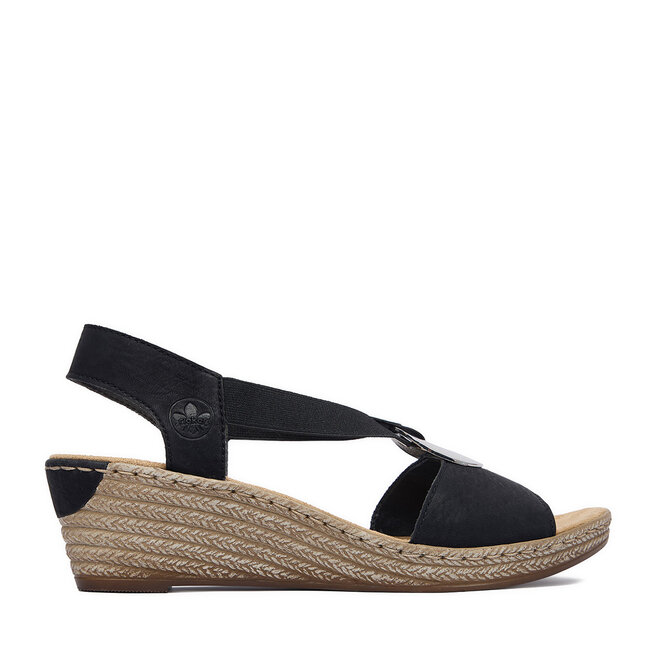 Sandały Rieker CEO-624H6-00 Czarny - kobiece