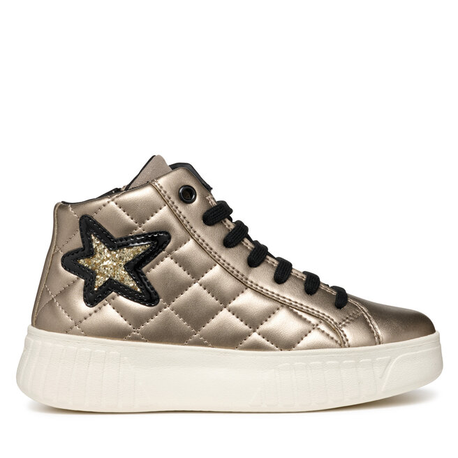 Sneakersy Geox J Mikiroshi Girl J46DVA 000NF - S Złoty