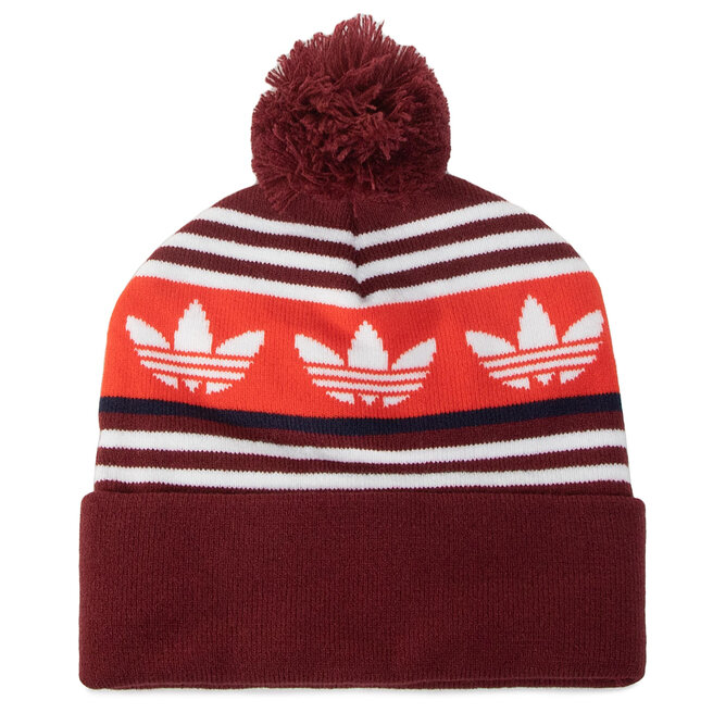 Cappello adidas Ac Jacquard Pom GD4595 Cburgu Red escarpe