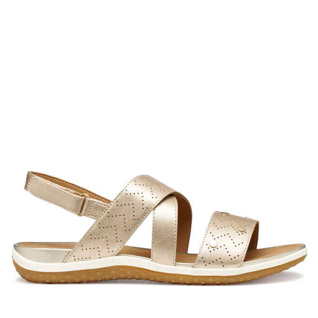 Sandały Geox Sandal Vega D65R6B 000NF C2012 Złoty - kobiece