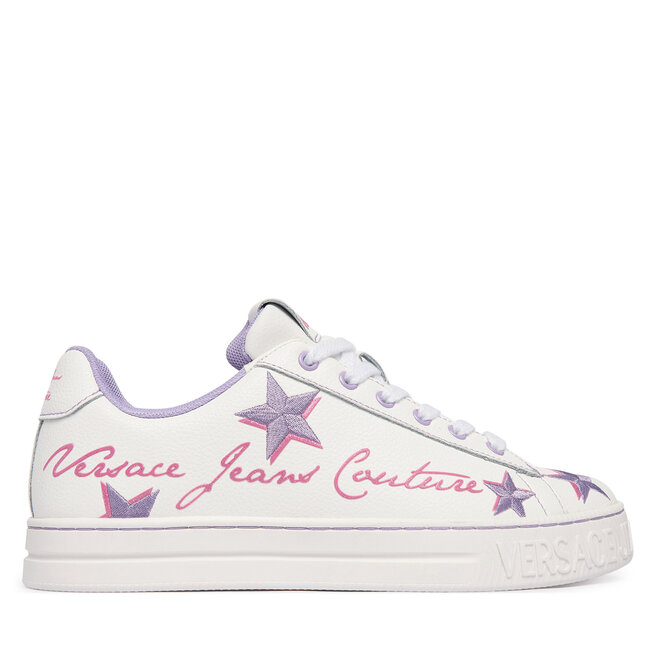 Sneakersy Versace Jeans Couture 80VA3SK4 ZPB74 MD7 Biały - kobiece
