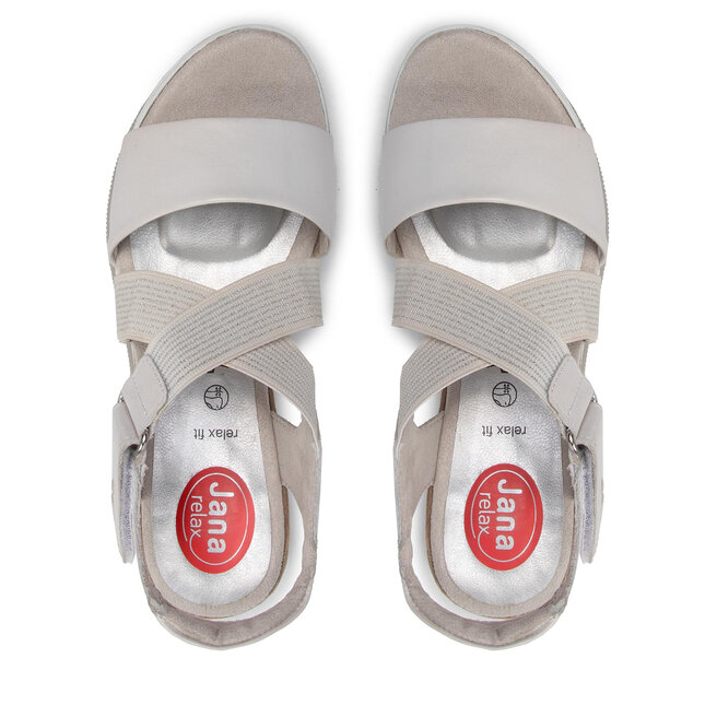 Jana Sandaler Jana 8-28217-28 Lt.Grey 204