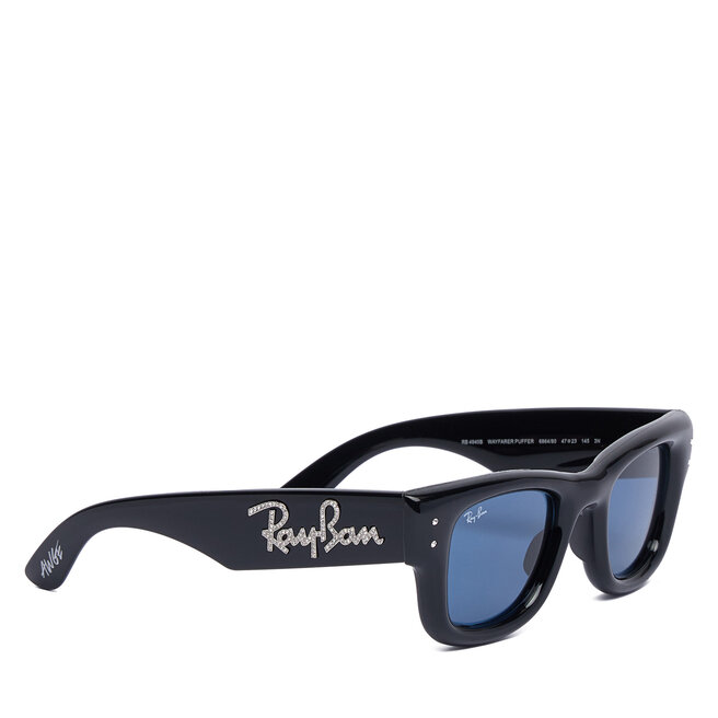 Okulary przeciwsłoneczne Ray-Ban Wayfarer Puffer 0RB4940B Czarny - kobiece