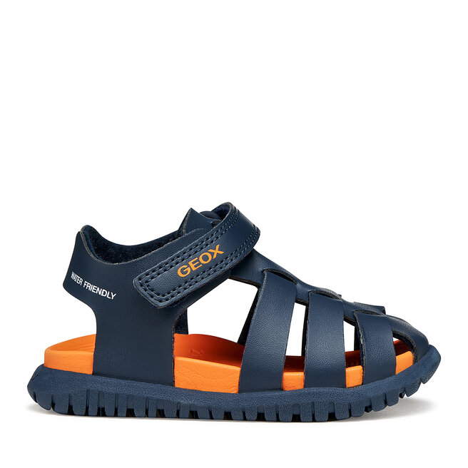 Sandały Geox B Sandal Fusbetto Bo B556AA 000BC C0820 Granatowy - chłopięce