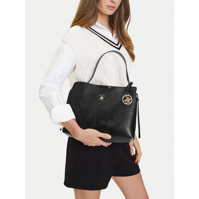 Torebka Beverly Hills Polo Club BHPC-W-04-A23 Czarny -