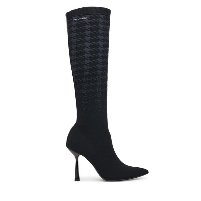 Kozaki KARL LAGERFELD Pandara KL31390 Czarny