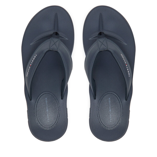 Japonki Tommy Hilfiger Molded Comfort Th Beach Sandal - Granatowy