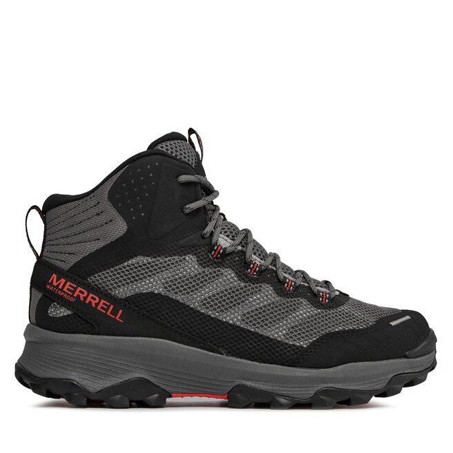 Merrell Bakancs Merrell Spee Strike Mid Wp J066877 Grey/Black