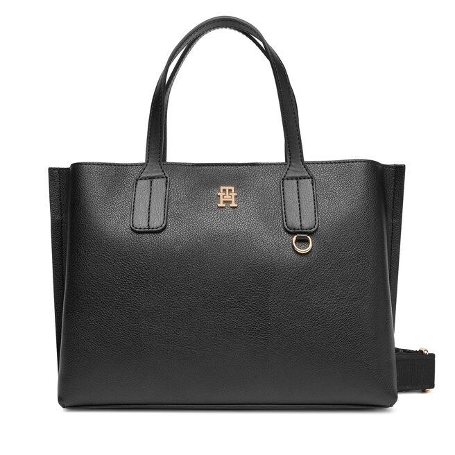 Torebka Tommy Hilfiger Th Distinct Mini Tote - Czarny