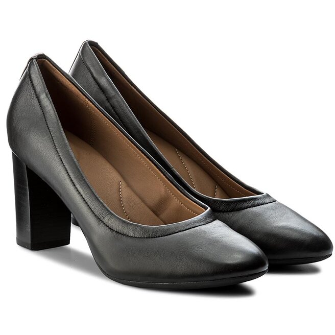 P buty Clarks Chryssa Ari 261279364 Black Leather eobuwie .pl