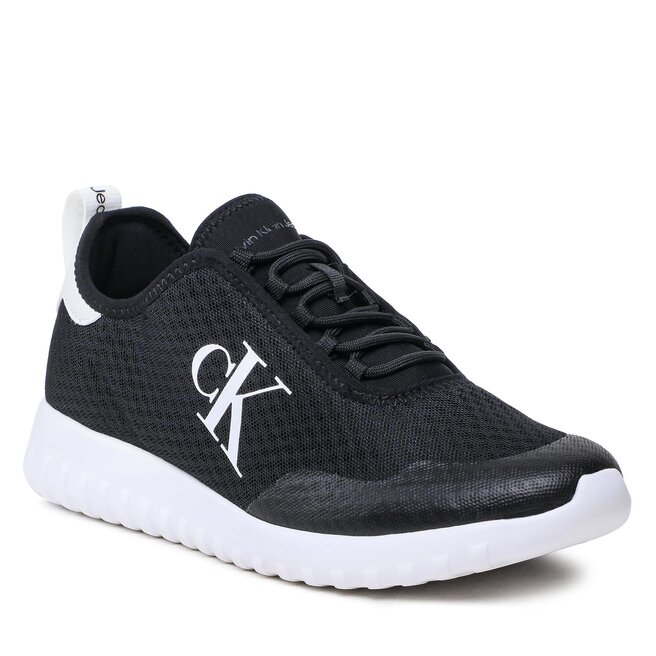 Sneakers Calvin Klein Jeans Sporty Runner Eva Slipon Mesh YM0YM00627 Black BDS BDS imagine noua