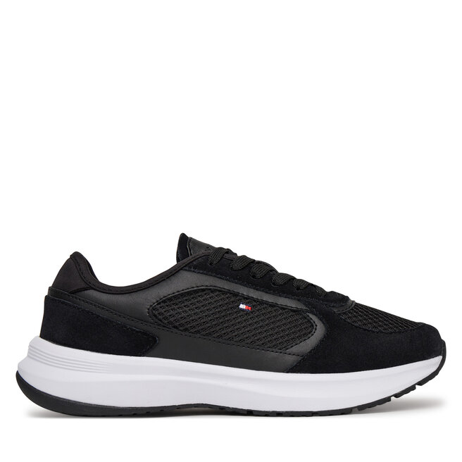 Sneakersy Tommy Hilfiger Sporty Runner - Czarny
