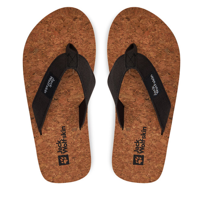 Japonki Jack Wolfskin Ecostride 2 Slipper W - Czarny