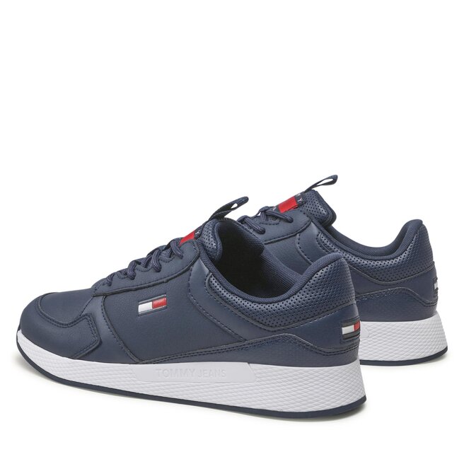 Tommy Jeans Sneakersy Tommy Jeans Flexi Runner Ess EM0EM01080 Twilight Navy C87
