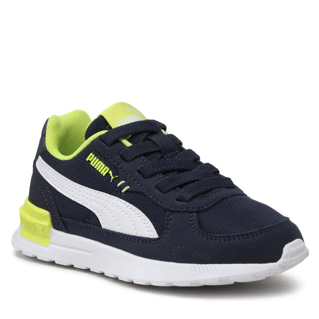 Zapatillas Puma Graviton AC Ps 381988 14 Peacoat White Light Lime