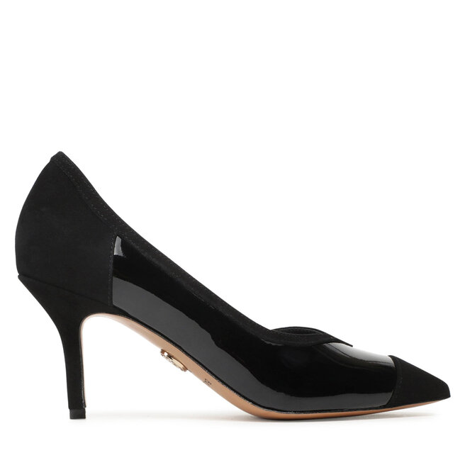 Baldowski Stilettos Baldowski D03849-3359-001 Zamsz Czarny/Lakier Czarny