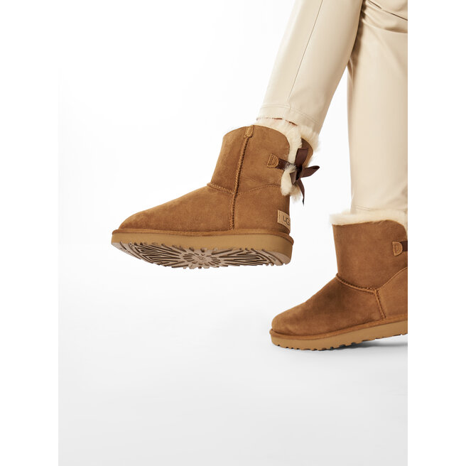 Ugg Pantofi Ugg W Mini Bailey Bow II 1016501 W/Che