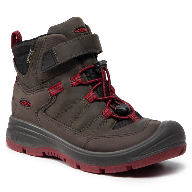 Keen Туристически Keen Redwood Mid Wp 1023885 Steel Grey/Red Dahlia