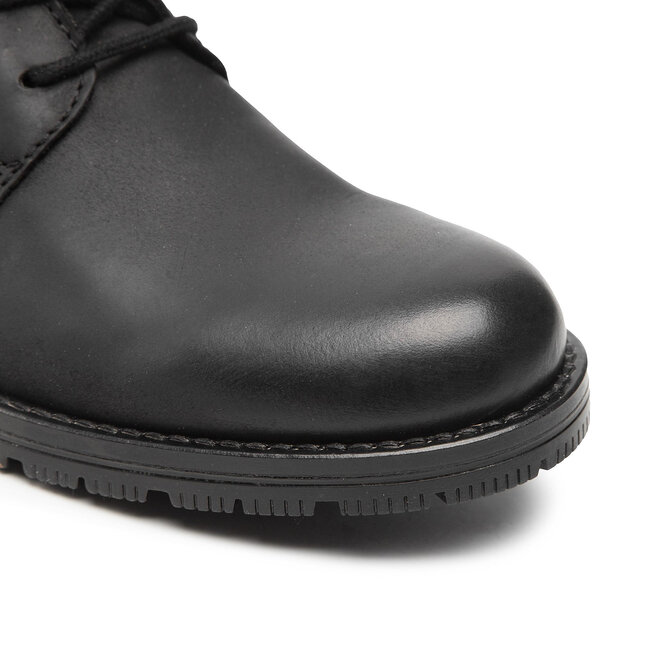 Jack&Jones Kozačky Jack&Jones Jfworca Leather 12159497 Anthracite