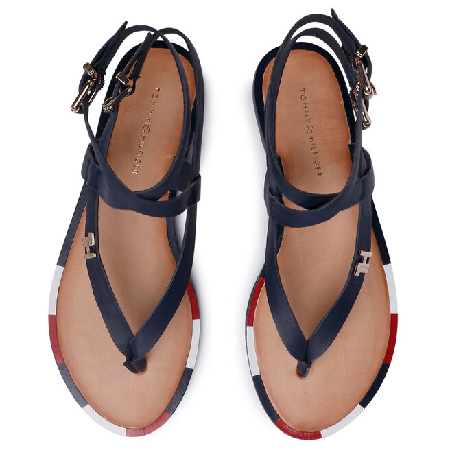 Tommy hilfiger iconic discount flat strappy sandal