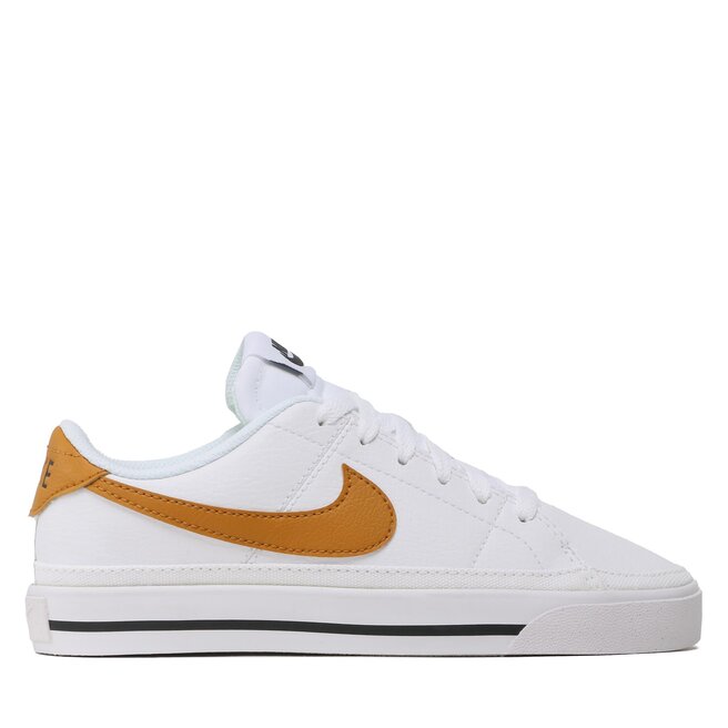 Nike Обувки Nike Court Legacy Nn DH3161 105 White/Gold Suede/Volt/Black