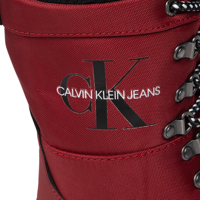 Sniego batai Calvin Klein Jeans Plus Mid Laceup Rainboot YW0YW00430  Raspberry Juice XKC • Www.eavalyne.lt