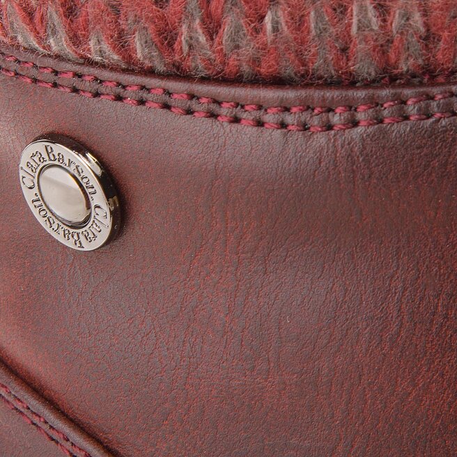 Stiefeletten Clara Barson WS1128-12 Burgundy | eschuhe.de