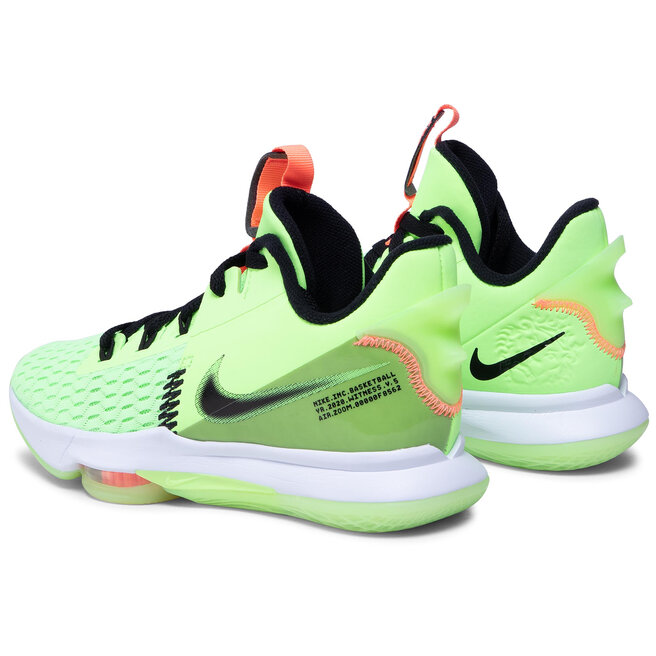 Batai Nike Lebron Witness V CQ9380 300 Lime Glow/Black/Bright Mango •  Www.eavalyne.lt