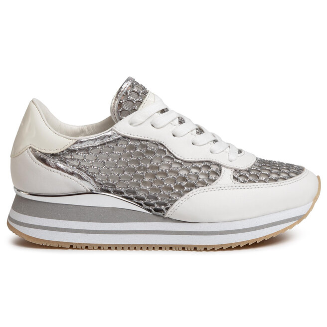 Sneaker Donna Crime London Sk8 Deluxe Mid In Pelle White D25CR01 21150AA7.10 37