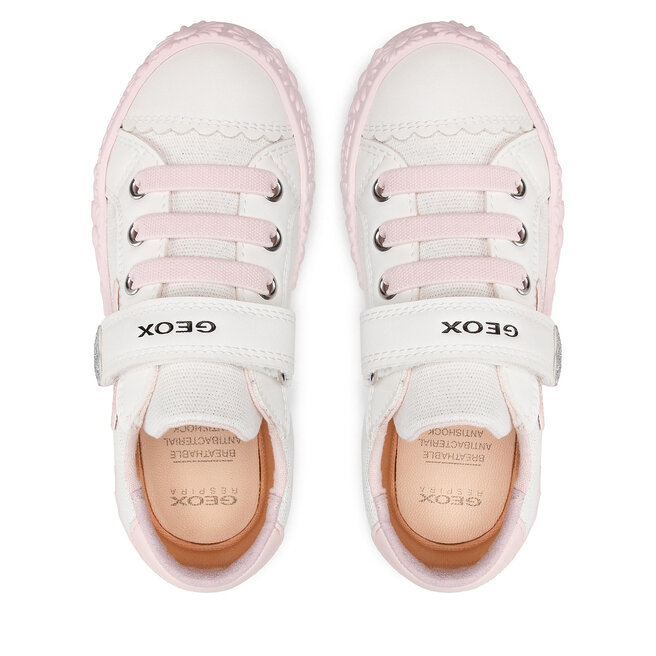 Geox Сникърси Geox J Ciak G. C J2504C 00954 C1Z8W S White/Lt Rose