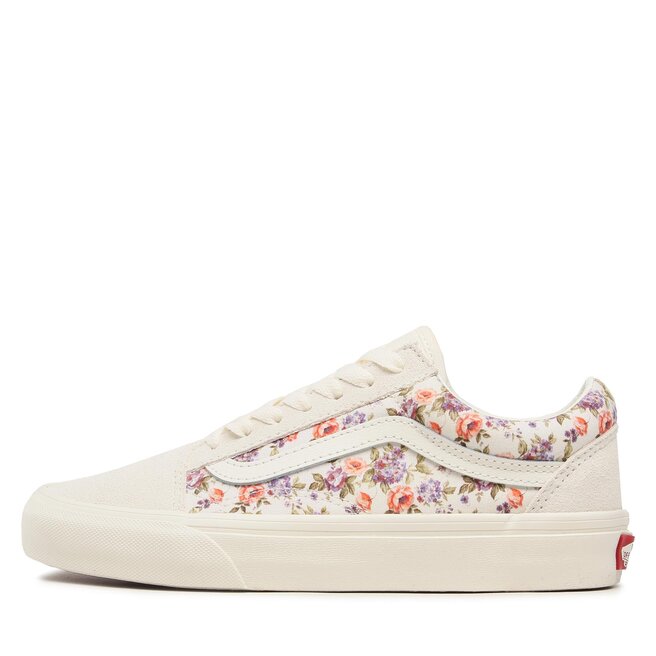 Vintage old skool vans floral hot sale