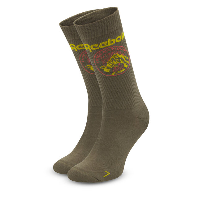 Skarpety wysokie unisex Reebok CL Outdoor Sock - Khaki