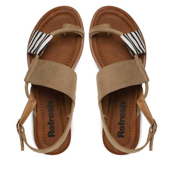 Refresh Sandály Refresh 170736 Taupe