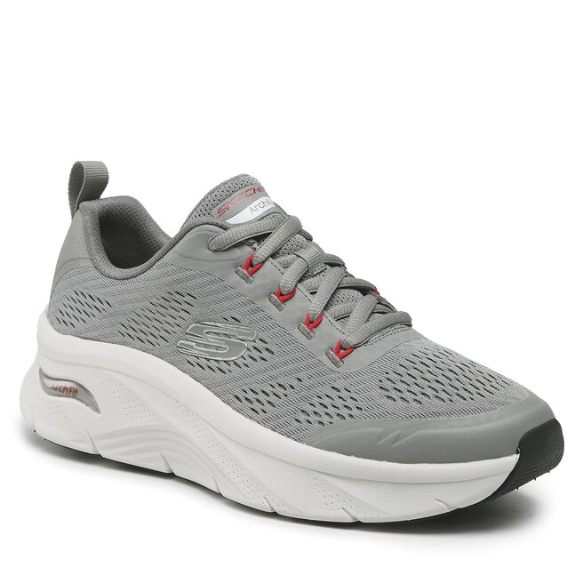 Sneakers Skechers Arch Fit D`Lux 232502/GYRD Gray/Red 232502/GYRD imagine noua
