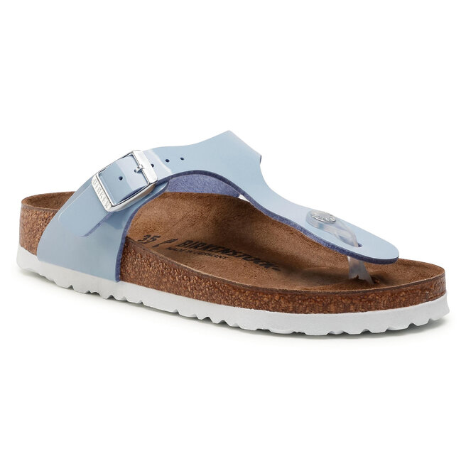 birkenstock patent dove blue