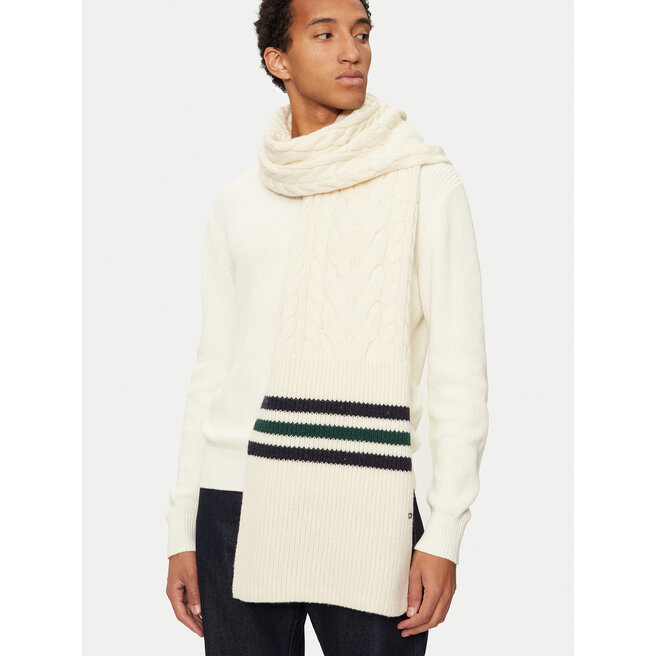 Szalik Tommy Hilfiger - Écru