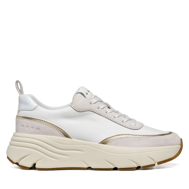 Sneakersy Geox D Diamanta D66UFA 08522 C1352 Biały - kobiece