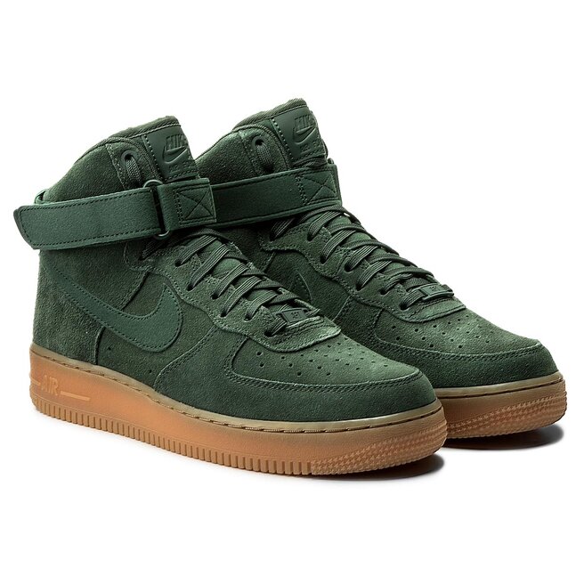 Nike Air Force 1 High '07 LV8 Sneakers Mens 11 Vintage Green Suede  AA1118-300