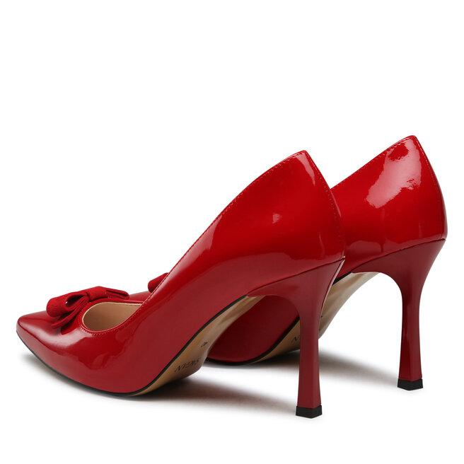 Sagan High Heels Sagan 4911 Czerwony Lakier/Welur 248