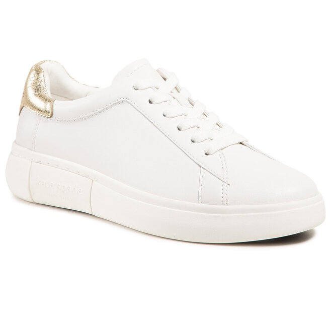 Sneakers Kate Spade Lift K0023 Optic White/Pale Gold Qpt epantofi-Femei-Pantofi-Sneakerși imagine noua gjx.ro