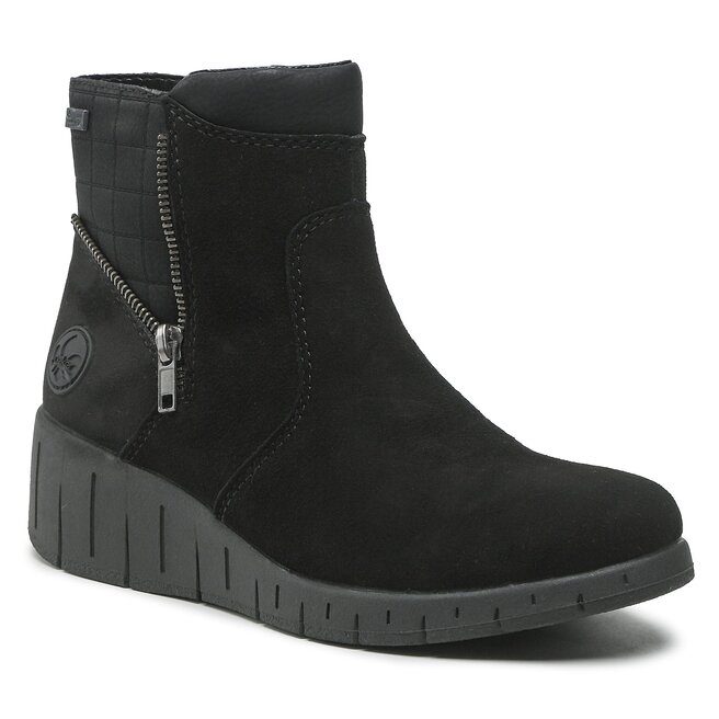 Botine Rieker Y1360-00 Schwarz