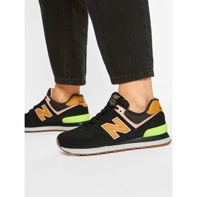Sneakers New Balance WT574ATB Noir • Www.chaussures.fr